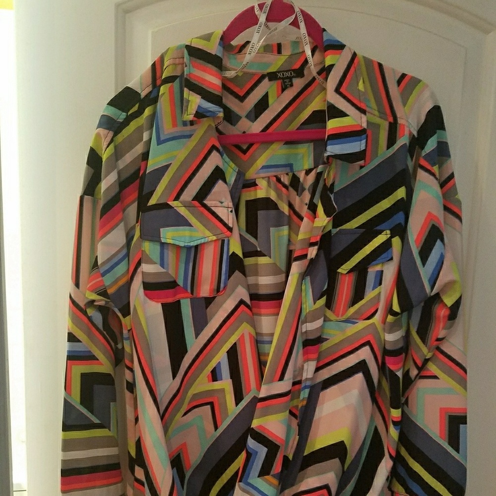 Xoxo Beautiful Colorful Womens Blouse